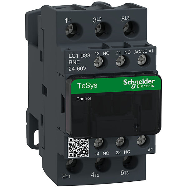Schneider Electric Leistungsschütz 3-pol.1S+1Ö 400V 38A LC1D38BNE